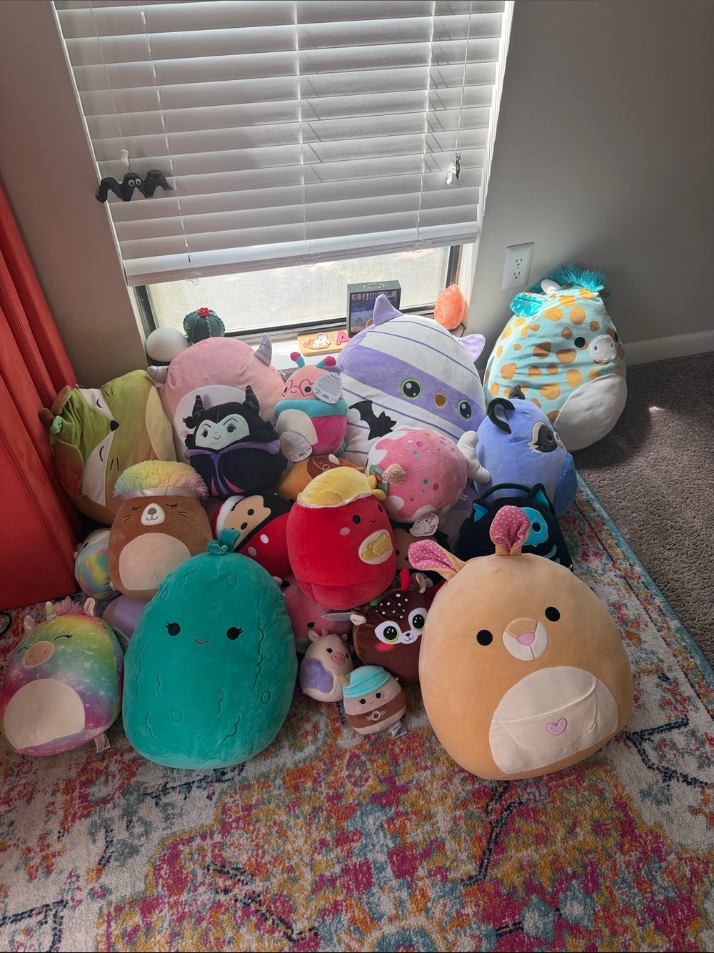 Squishmallows Assorted Plush Pack - Teal, Coral, Purple, Red, Brown, Pink